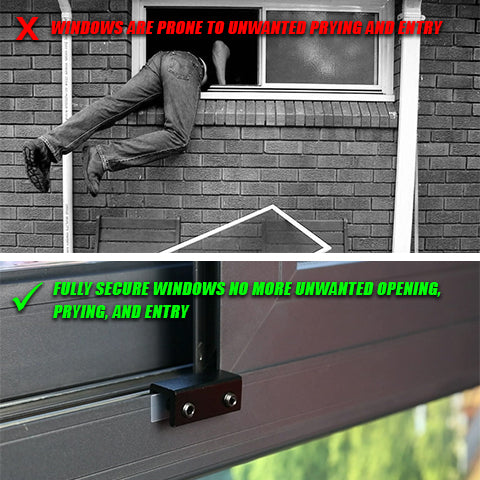 Sliding Window Safety Lock Set