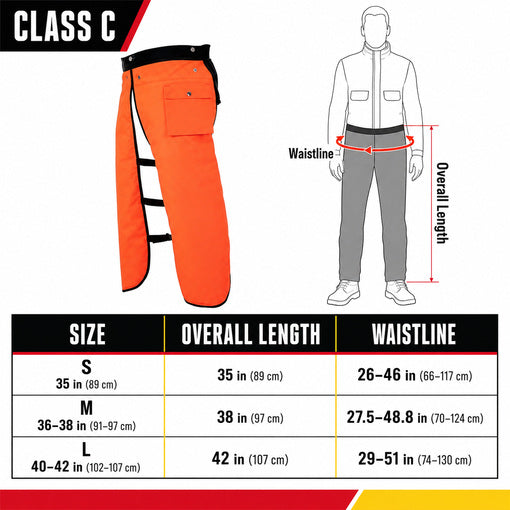 8-Layer Chainsaw Chaps Apron Wrap