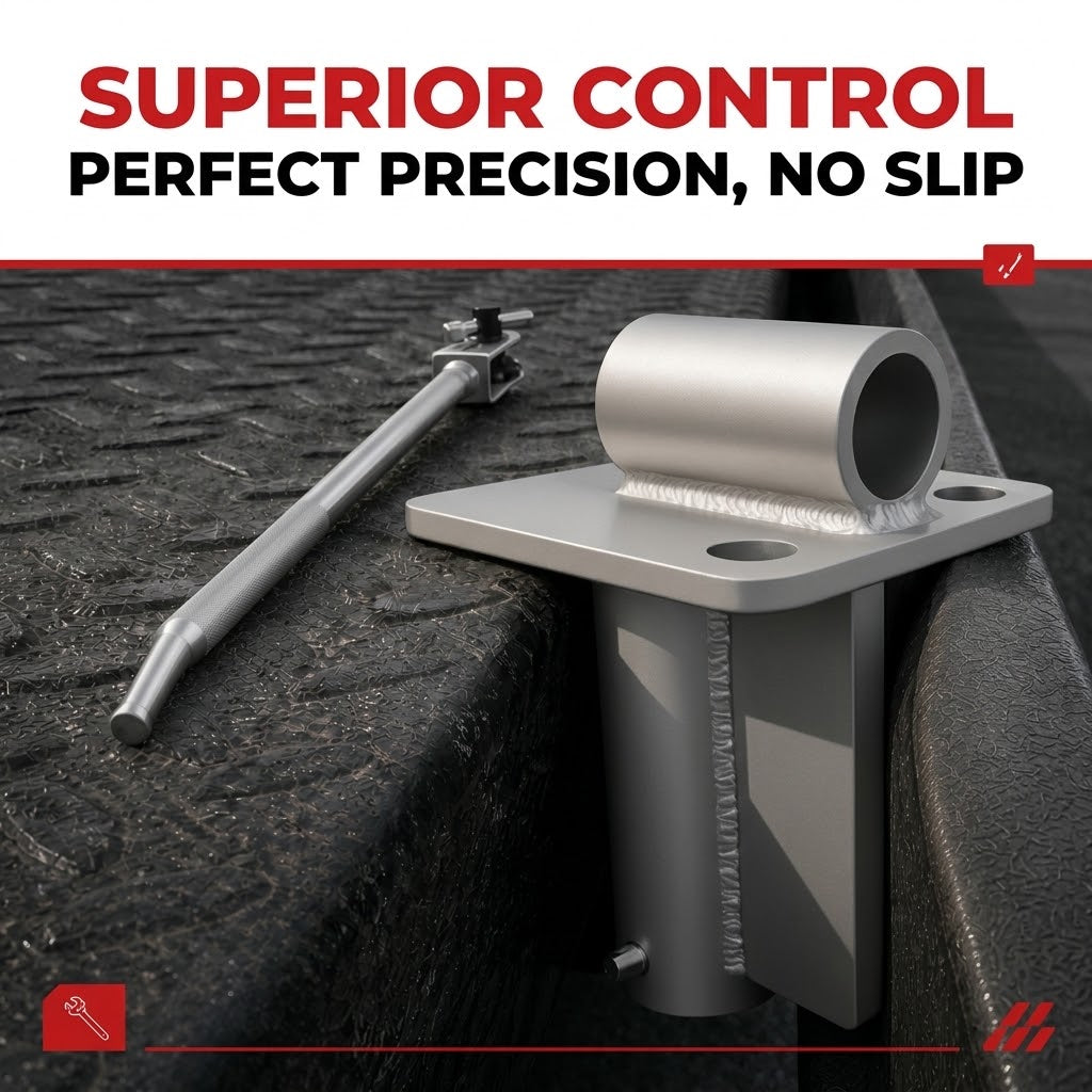 Heavy-Duty Steel Trailer Bent Side Rail Repair Tool