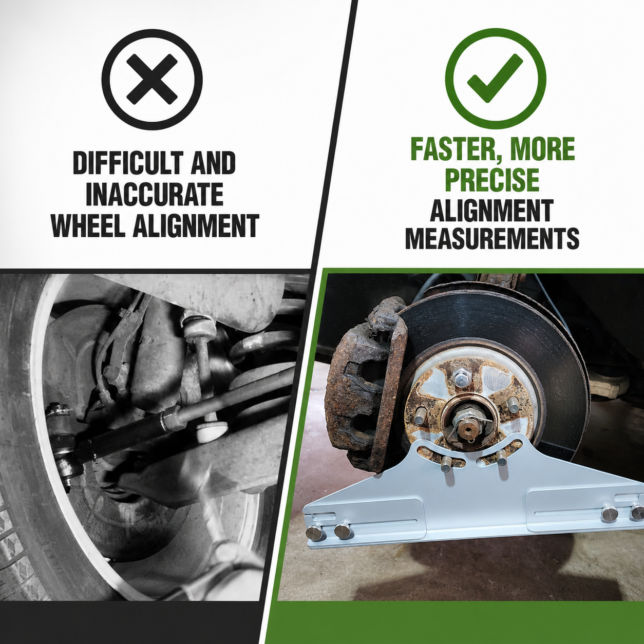 Wheel Toe Alignment Tool Kit with Digital Angle Finder