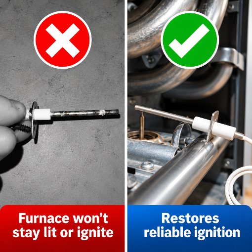 4-Pack Furnace Flame Sensor Replacement