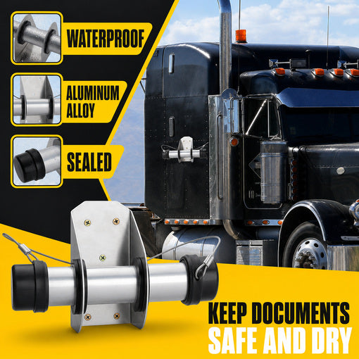 2-Pack Bolt-On Waterproof Trailer Registration Holder