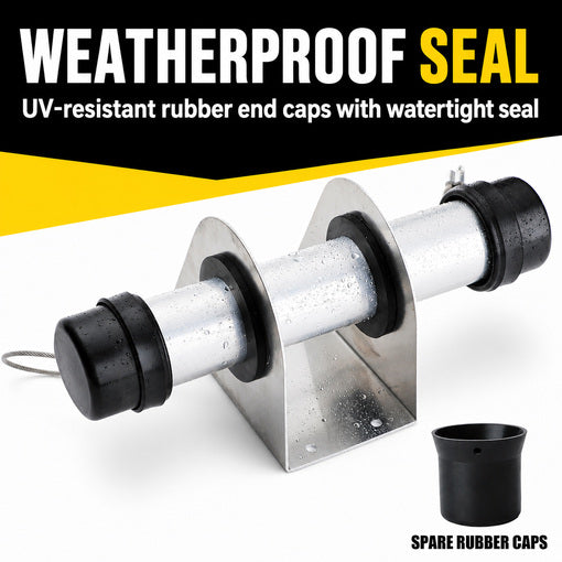 2-Pack Bolt-On Waterproof Trailer Registration Holder