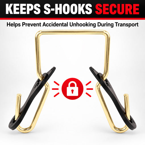 6-Pack Trailer Tow Chain S-Hook Keeper