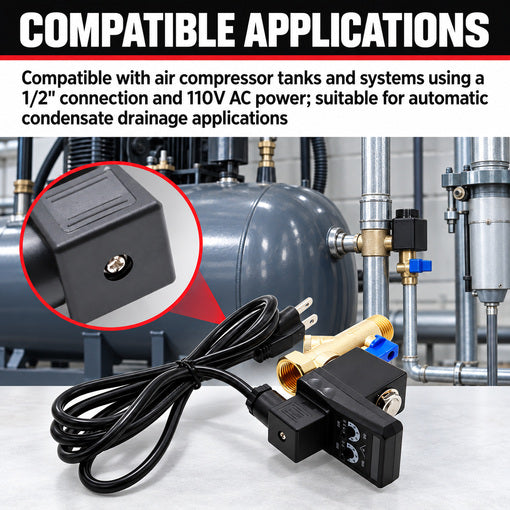 Automatic Timed Condensate Drain Valve Kit