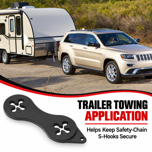 6-Pack Trailer Tow Chain S-Hook Keeper