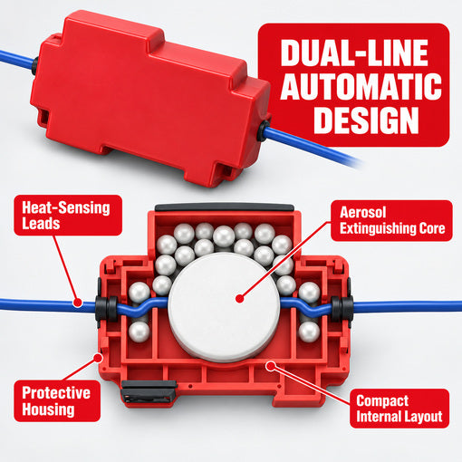 2-Pack Small Automatic Fire Extinguishing Device