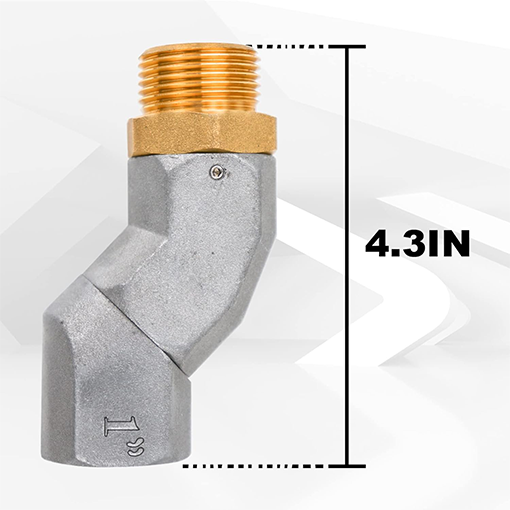 Fuel Hose Swivel 360 Rotating Connector