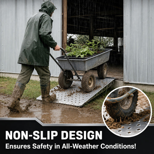 Shipping Container Heavy-Duty Shed Loading Ramp
