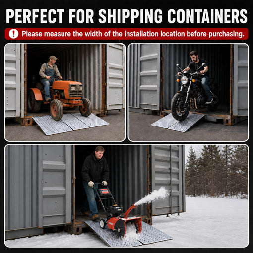 Shipping Container Heavy-Duty Shed Loading Ramp