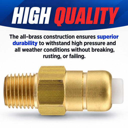 Pressure Washer Pump 1/4 Inch NPT Thermal Release Valve Replacement