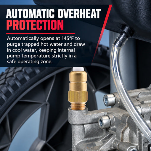 Pressure Washer Pump 1/4 Inch NPT Thermal Release Valve Replacement
