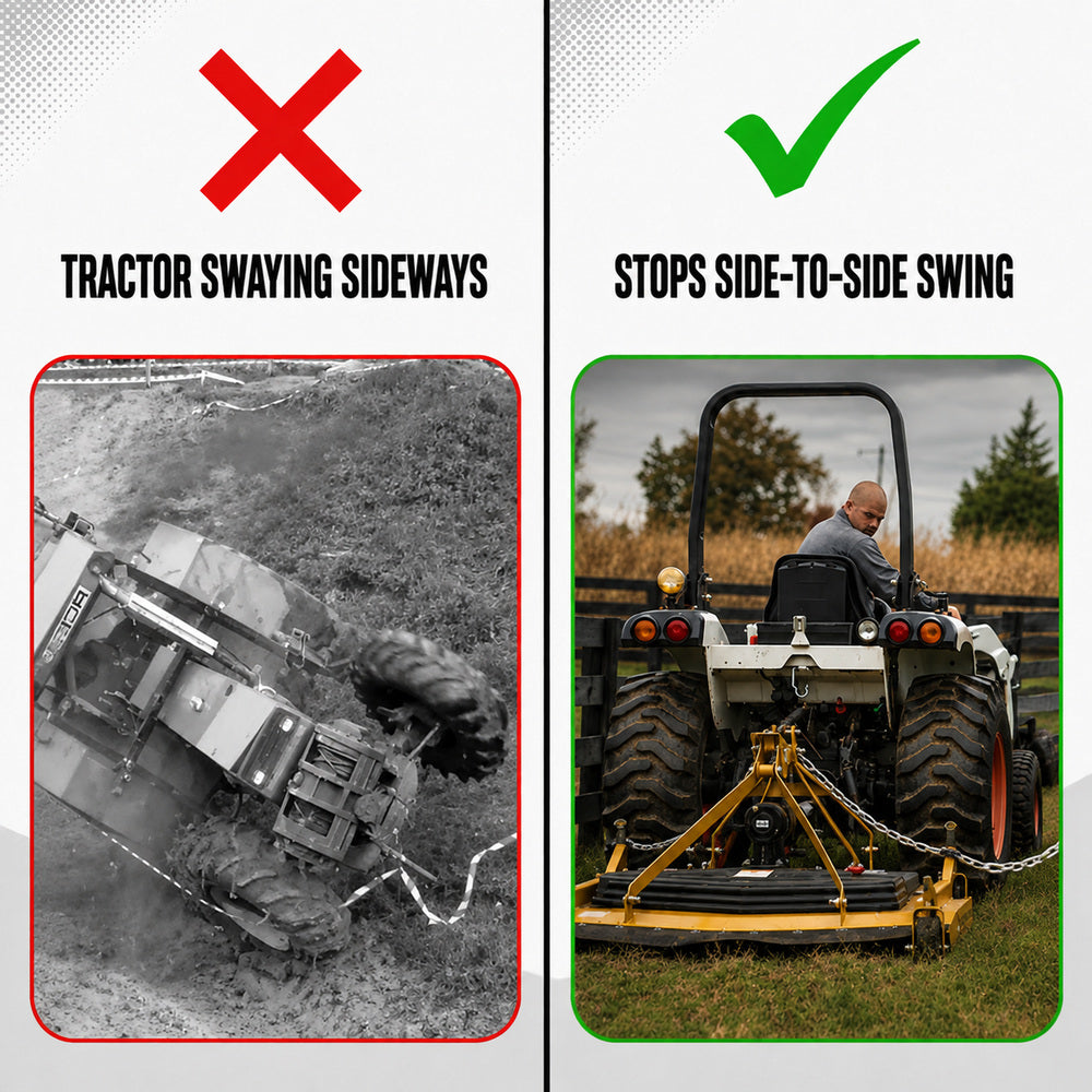 2-Pack Tractor 3-Point Hitch Sway Chain Stabilizer Replacement