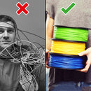 Tangled filaments VS our 1.75mm 3D Printer PLA Filament