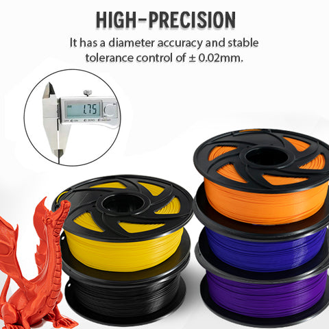 High precision 1.75mm 3D Printer PLA Filament