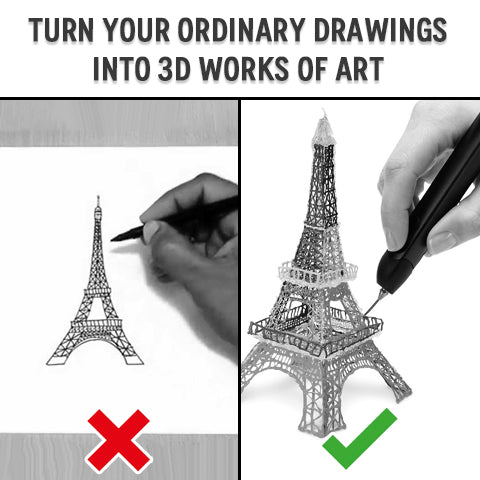 Turn creations from 2D to 3D