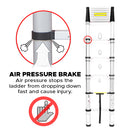 12.5 Ft. Aluminum Telescopic Ladder