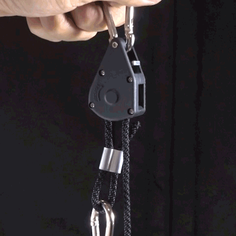 1/8 Inch, 8-feet Adjustable Rope Clip Hanger 
