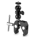 Camera Clamp Mount with 360-Degree Ballhead Arm