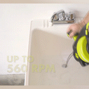 Up to 560 RPM Auger Action