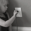 Ultra-thin Outlet Cover with 3 Outlet Power Strip