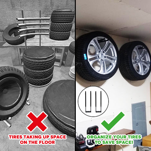 Garage Tire Hanger