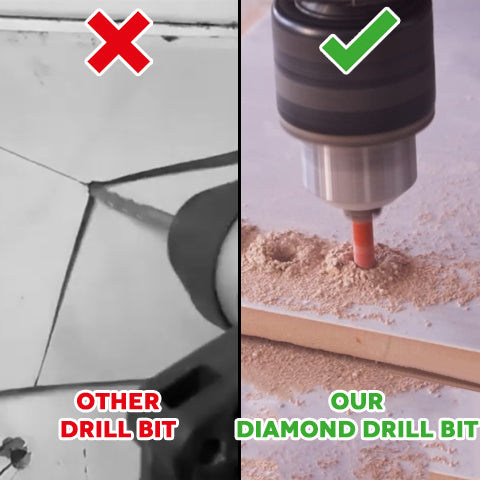 Hex Shank Diamond Drill Bits
