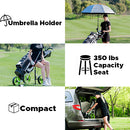 3 Wheel Foldable Golf Push Cart