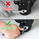 Wide Jaw Adjustable Wrench Set