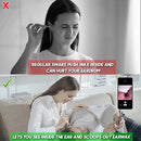 Using regular cotton swabs VS using our 3.9mm Wireless Otoscope Camera with Ear Wax Removal Kit to clean ears