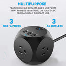 3 Outlet and USB Port Power Strip