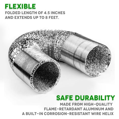 4-6 Inch Flexible Aluminum Foil Duct