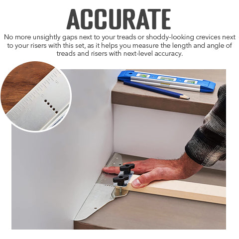 Stair Tread Template Tool Set