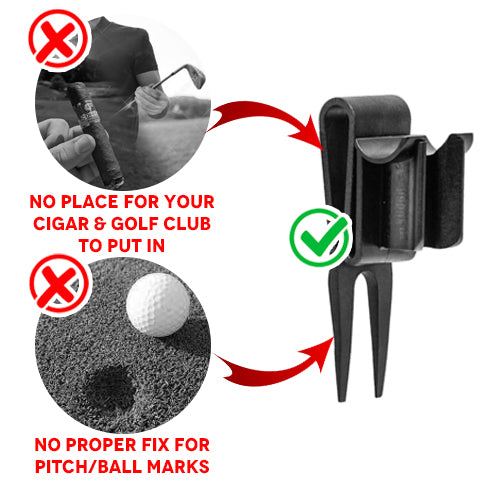 Problems that can be solved using the 4-in-1 Golf Accessory Tool