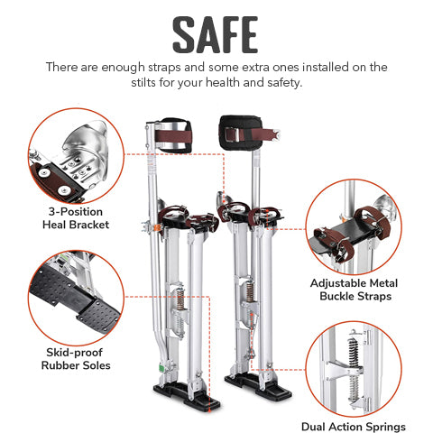 Aluminum Drywall Stilts