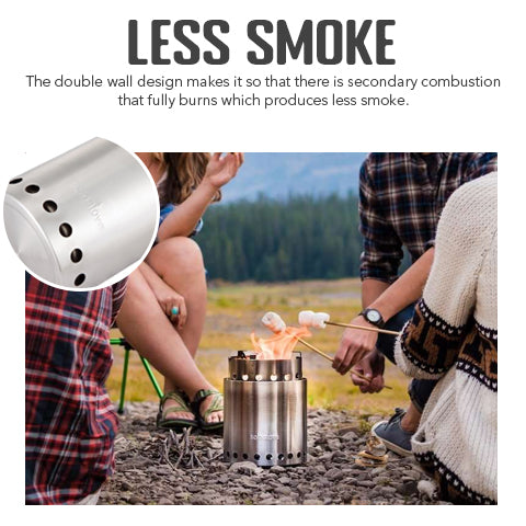 Portable Firewood Camping Stove