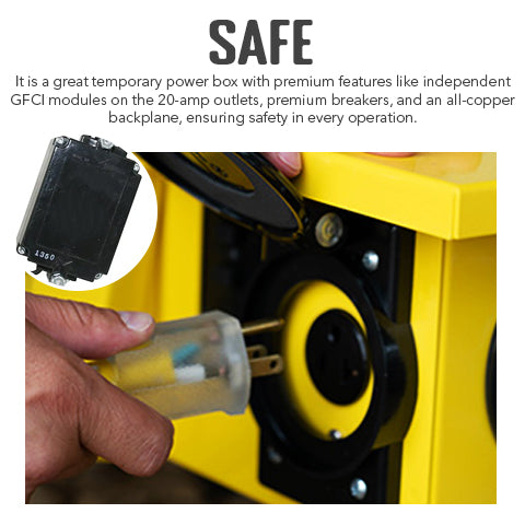 Portable Power Distributor Box