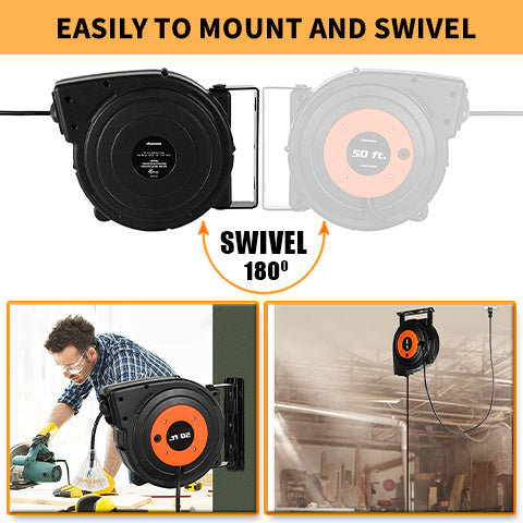 50 Ft. Extension Cord Reel