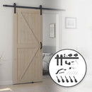 6.6ft. DIY Sliding Barn Door Hardware Kit
