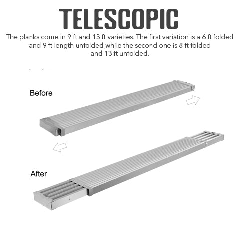 Aluminum Telescoping Plank