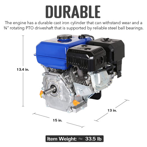 Horizontal Shaft Gas Engine