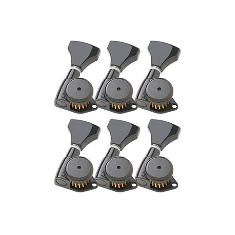 6-Inline Non-Staggered Locking Tuning Pegs