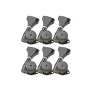 6-Inline Non-Staggered Locking Tuning Pegs