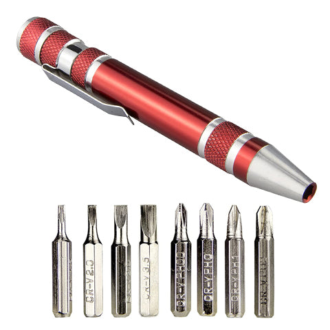 8 in 1 Mini Screwdriver Set Pen Style