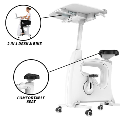 Adjustable Exercise Bike Desk