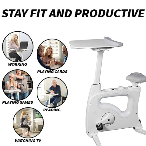 Adjustable Exercise Bike Desk