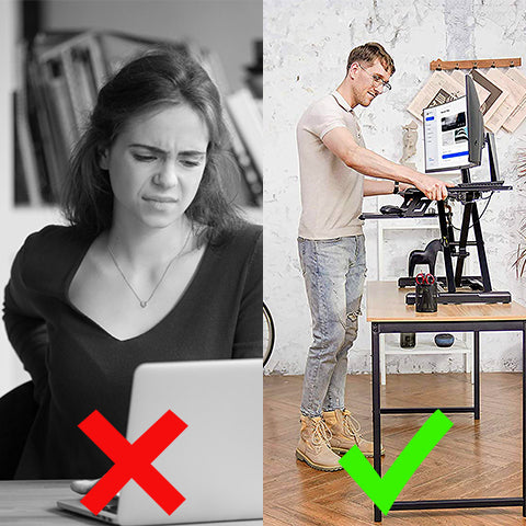 32" Adjustable Standing Desk Riser