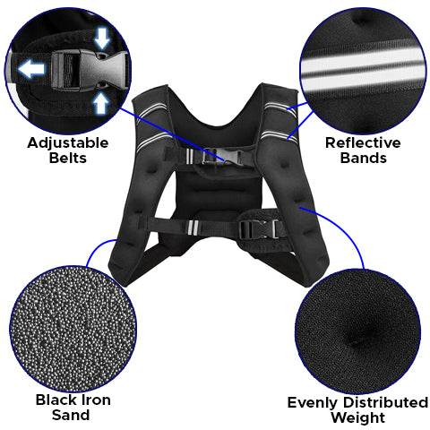 Adjustable Weighted Workout Vest