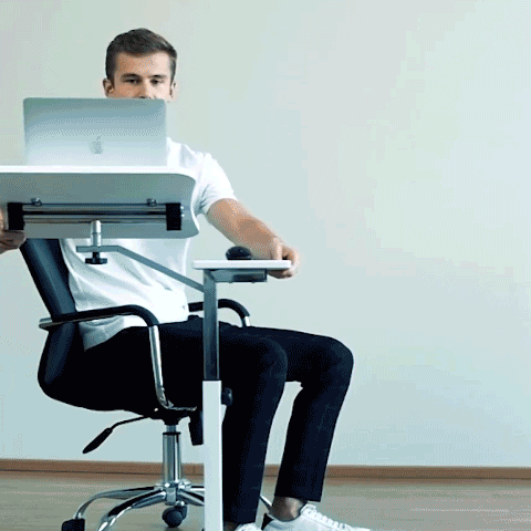 Adjustable Rolling Laptop Table