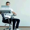 Adjustable Rolling Laptop Table
